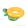 Anpassad sommar PVC Beach Party Orange Swimming Rings